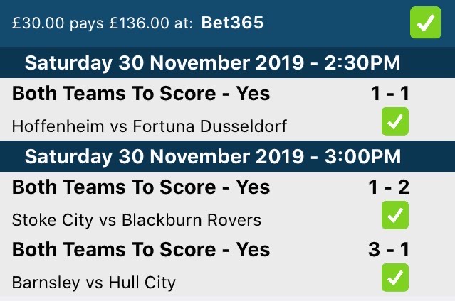 Both Teams to Score (BTTS) Tips & Predictions