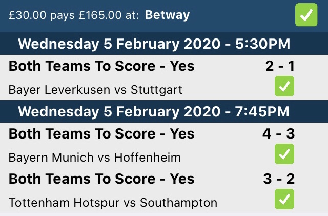 Both Teams To Score Tips (BTTS Tips)